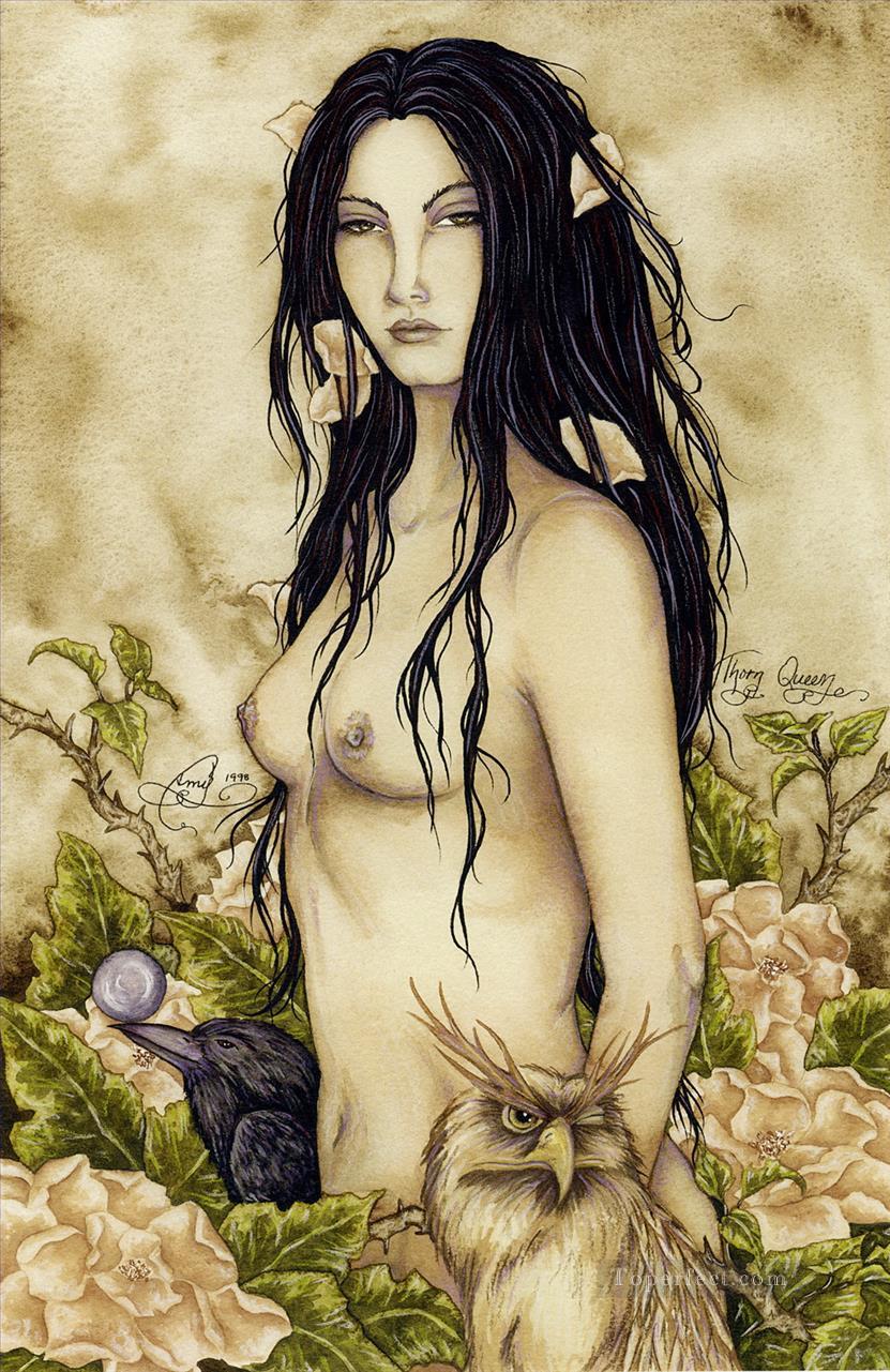 the art of thorn queen Fantasy Oil Paintings
